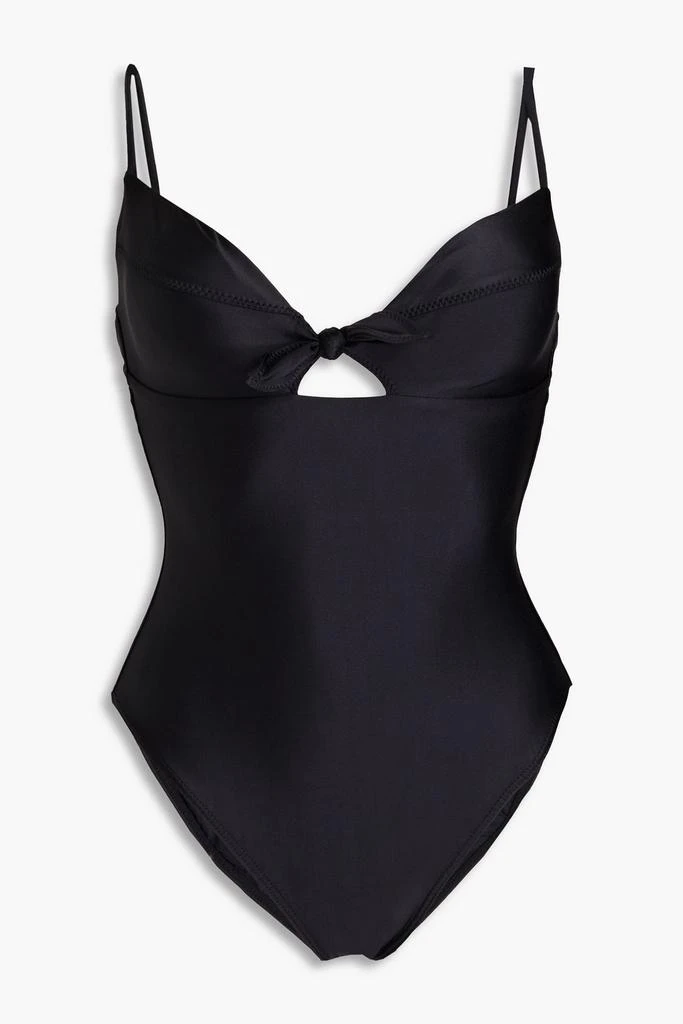 商品VIX PAULA HERMANNY|Stella cutout knotted swimsuit,价格¥328,第1张图片