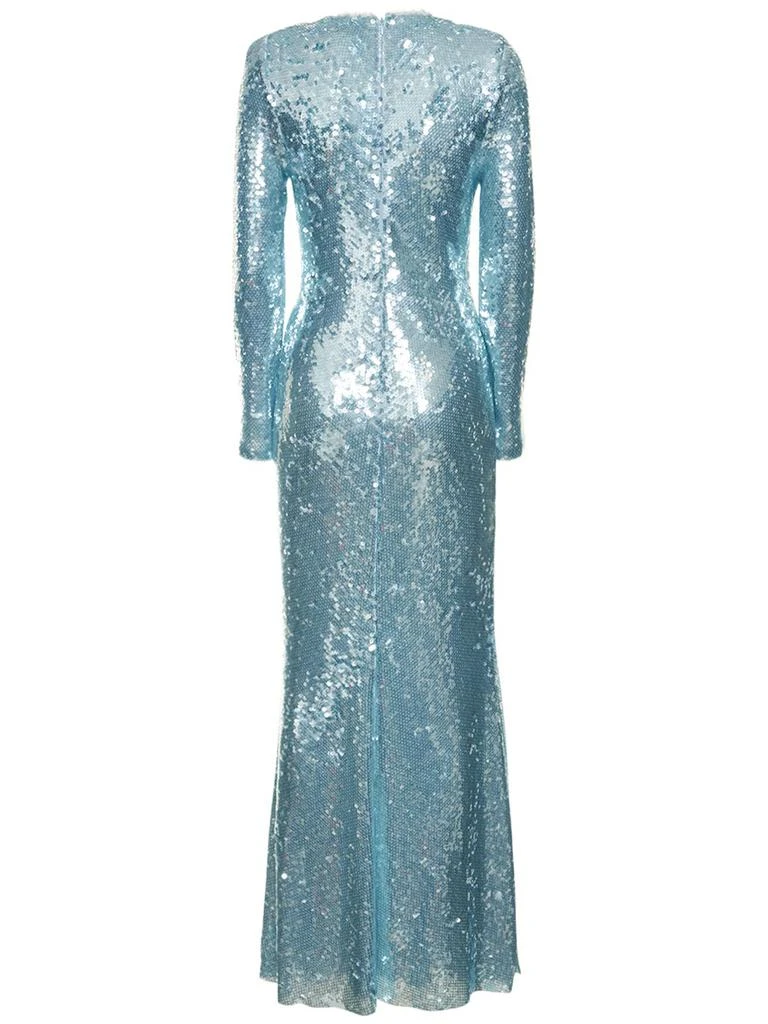 商品Self Portrait|Sequined Jersey Midi Dress,价格¥3206,第4张图片详细描述