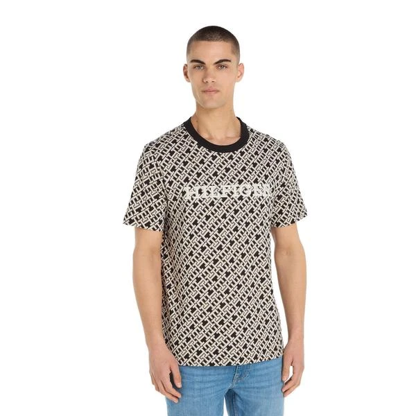 商品Tommy Hilfiger|T-shirt à motif en coton,价格¥607,第1张图片