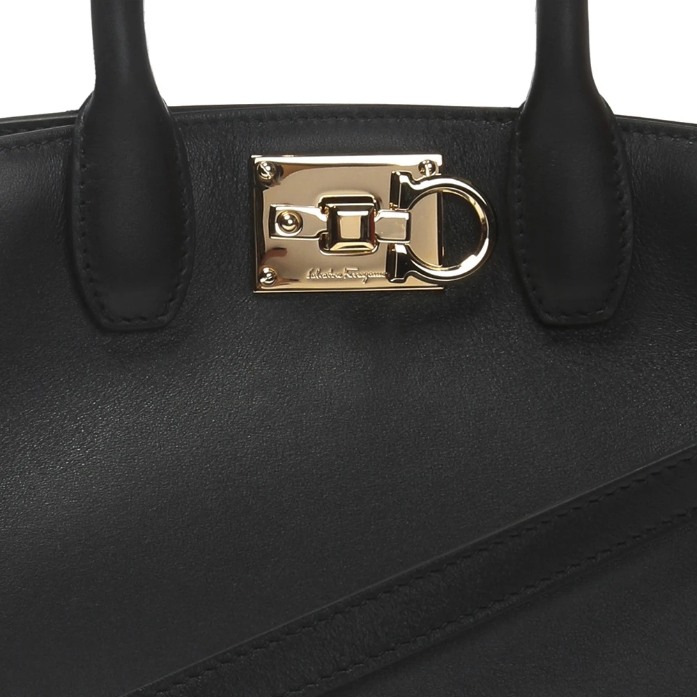 Salvatore Ferragamo 菲拉格慕 黑色女士手提包 21-H288-699606 商品