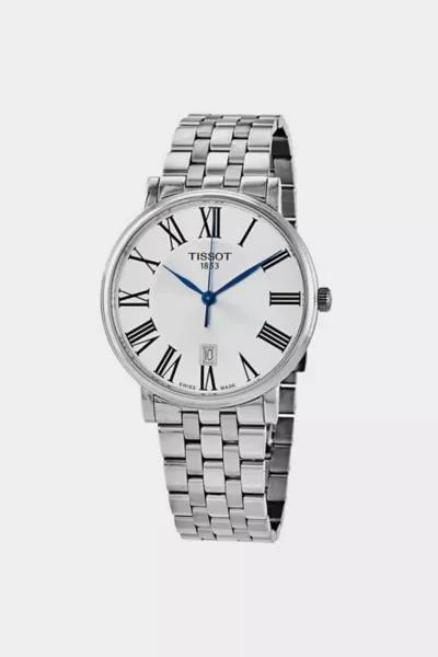 商品Tissot|Tissot Carson Premium Quartz Silver Dial Men's Watch T122.410.11.033.00,价格¥2527,第1张图片