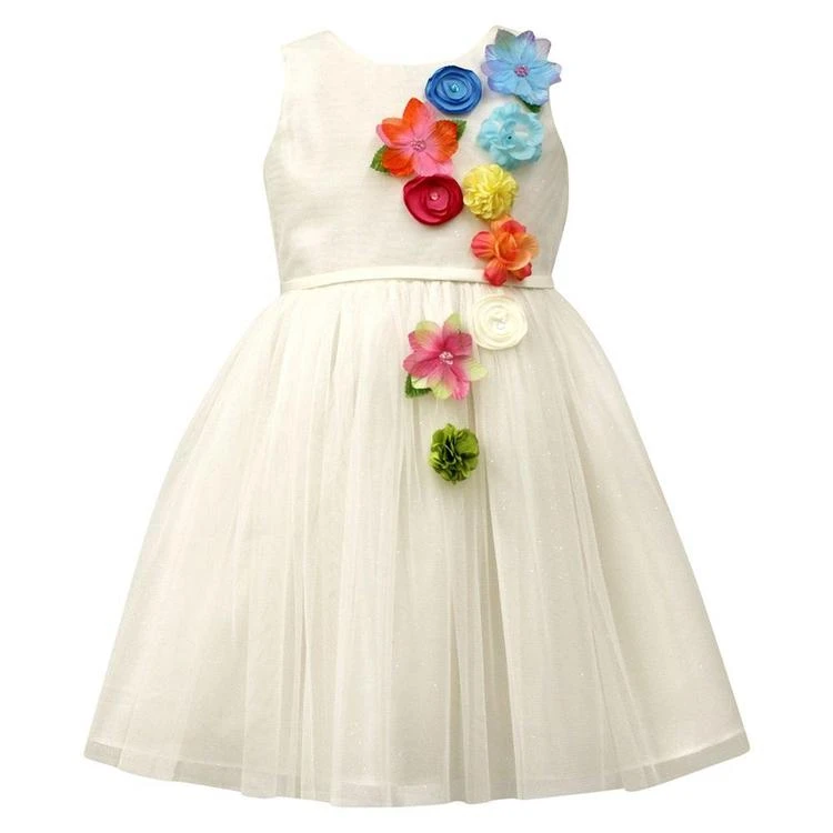 商品Jayne Copeland|Flower-Front Mesh Dress, Toddler & Little Girls (2T-6X),价格¥309,第2张图片详细描述