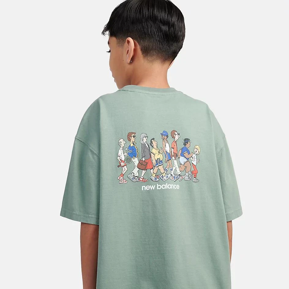 商品New Balance|Back Graphic Queue T-Shirt,价格¥186,第5张图片详细描述