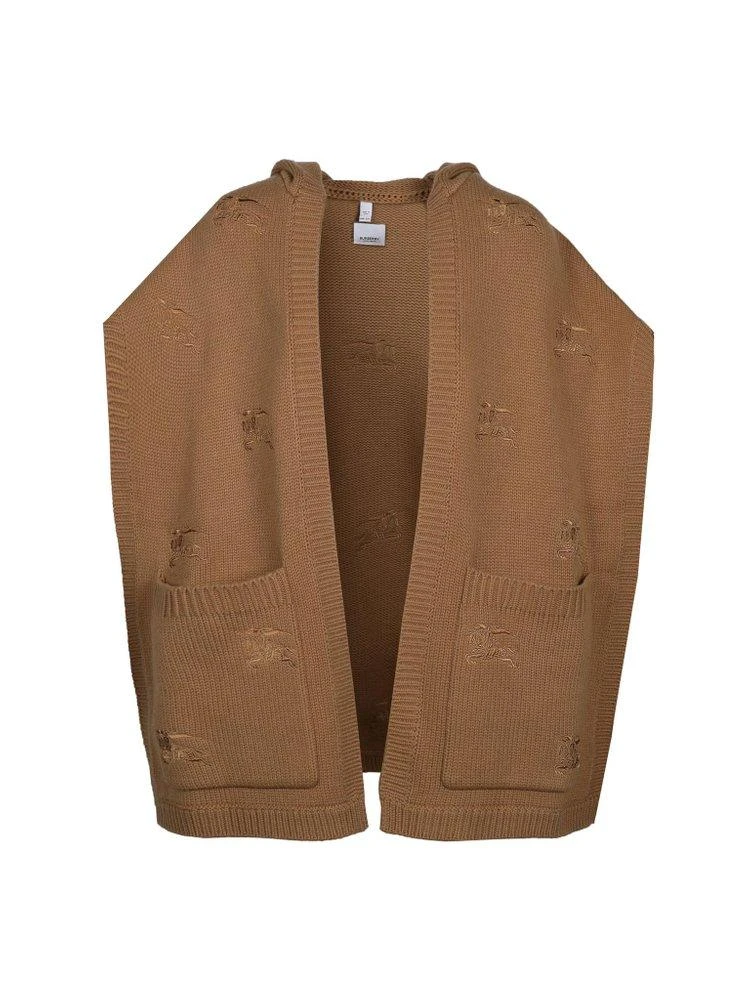 商品Burberry|Burberry Embroidered EKD Hooded Cape,价格¥5670,第1张图片