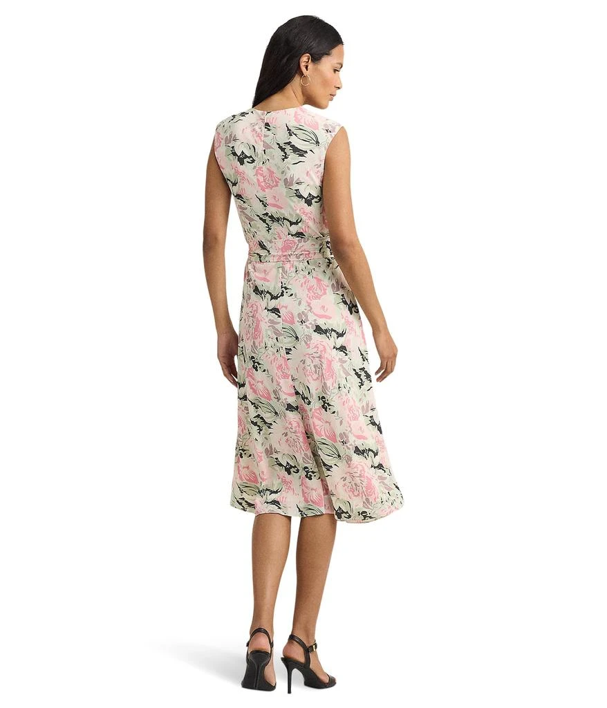 商品Ralph Lauren|Floral Bubble Crepe Cap-Sleeve Dress,价格¥805,第2张图片详细描述