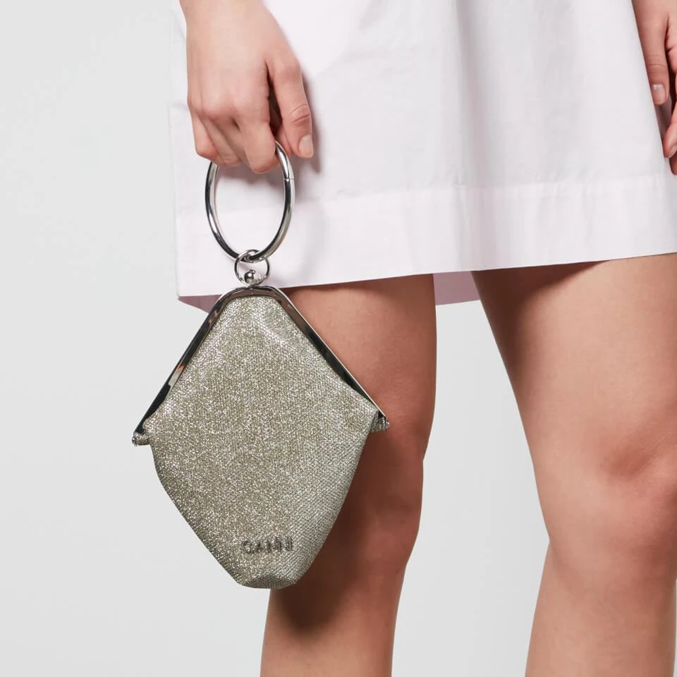 商品Ganni|Ganni Diamond Bangle Clutch Glitter Bag,价格¥1249,第2张图片详细描述