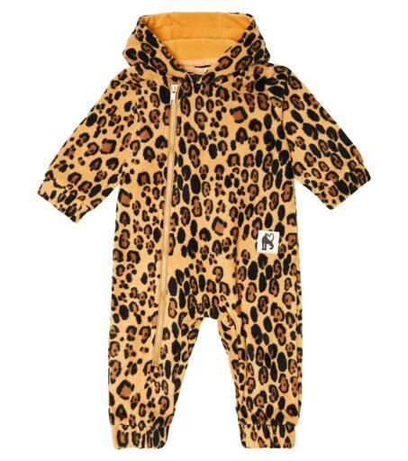 商品Mini Rodini|婴幼儿 — 豹纹印花连身衣,价格¥451,第1张图片
