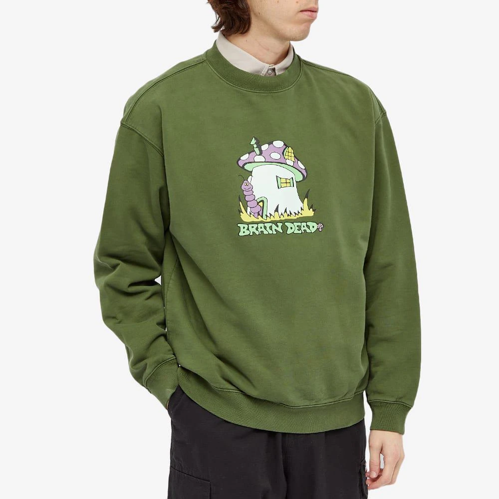 商品Brain Dead|Brain Dead Mushroom House Crew Sweat,价格¥473,第5张图片详细描述