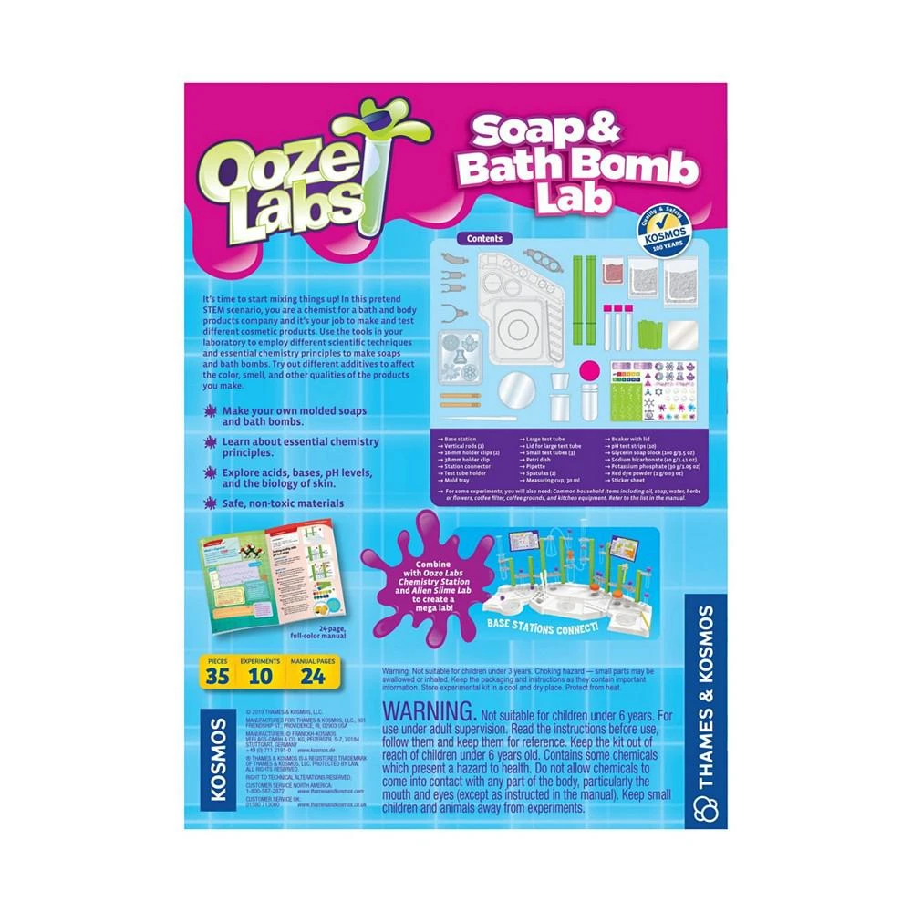商品Thames & Kosmos|Ooze Labs - Soap and Bath Bomb Lab,价格¥225,第2张图片详细描述