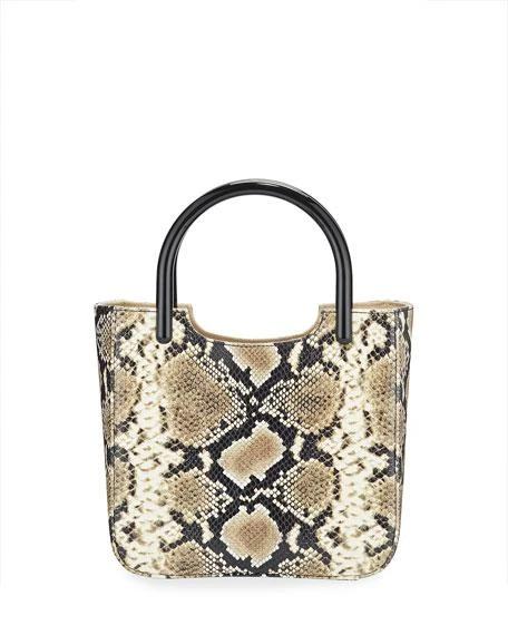 商品by FAR|Eric Snake-Embossed Leather Tote Bag,价格¥1969,第2张图片详细描述