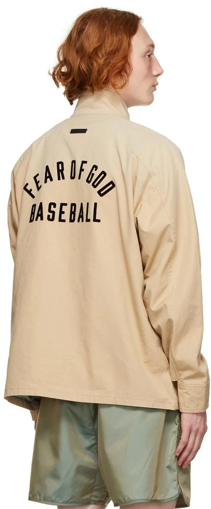 商品Fear of god|Beige 'Baseball' Jacket,价格¥3230,第3张图片详细描述