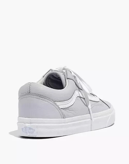 商品Madewell|Unisex Old Skool Lace-Up Sneakers in Tumbled Leather,价格¥319,第4张图片详细描述