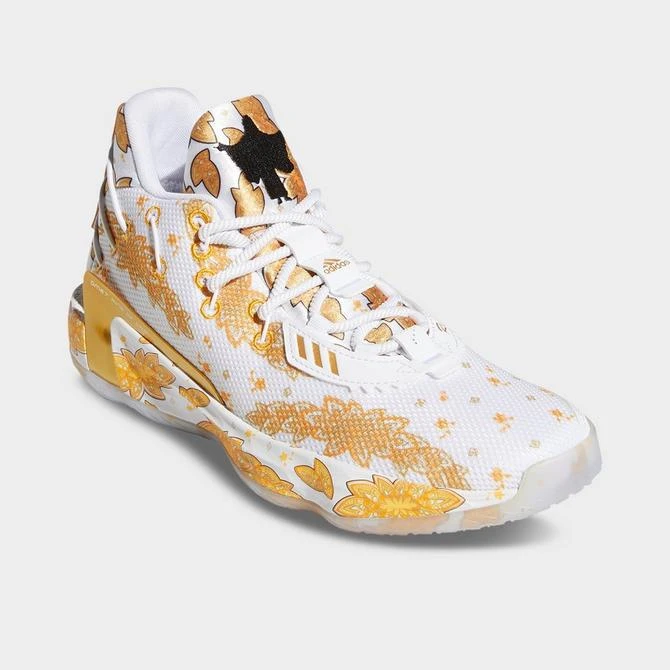 商品Adidas|adidas Dame 7 x Ric Flair Basketball Shoes,价格¥822,第2张图片详细描述