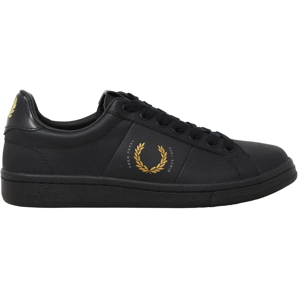 商品Fred Perry|Fred Perry B271 Pique EMB Leather Black  B2341/220 Men's,价格¥213,第1张图片