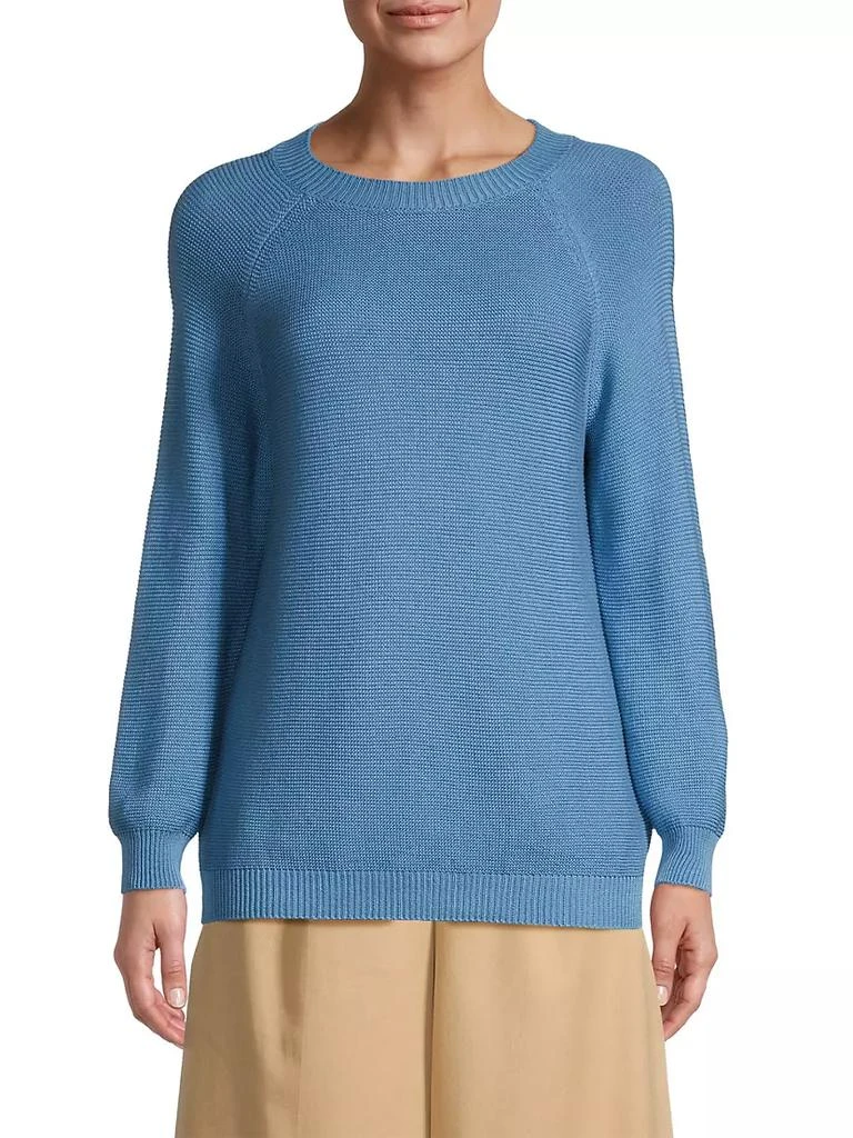 商品Weekend Max Mara|Linz Cotton Crewneck Sweater,价格¥2199,第3张图片详细描述