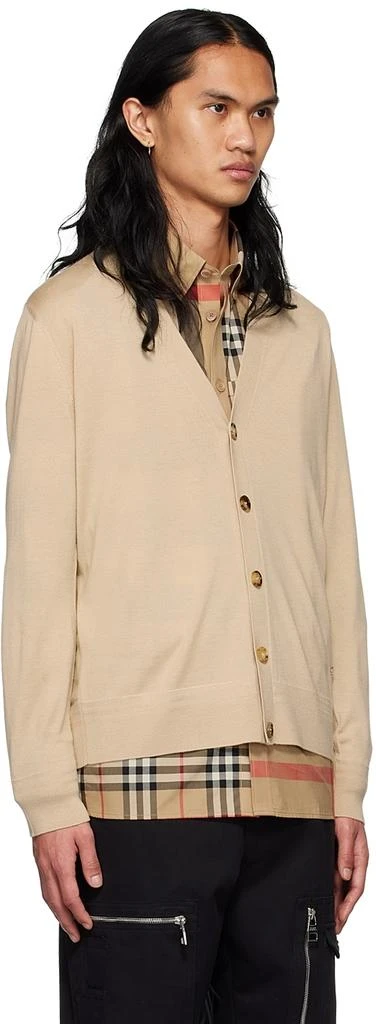 商品Burberry|Beige Wool Cardigan,价格¥8259,第2张图片详细描述