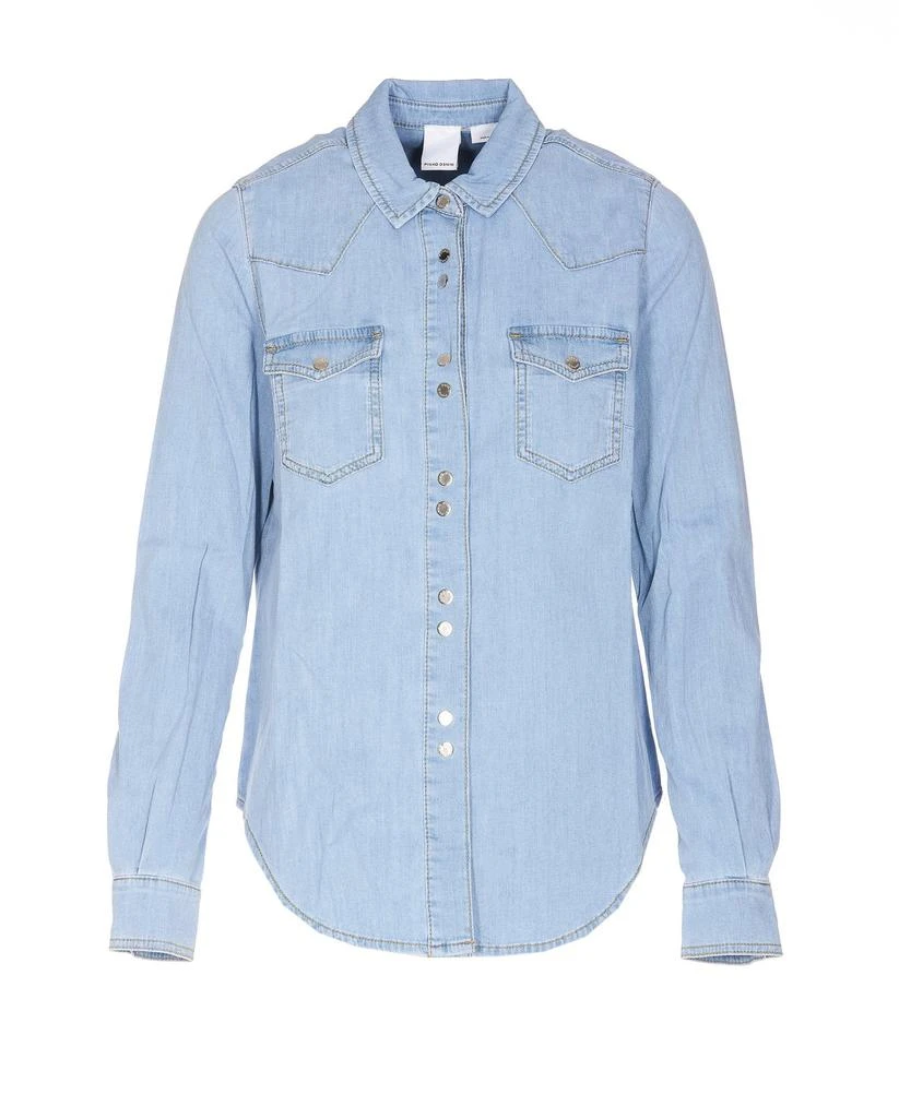 商品PINKO|Pinko Button-Up Denim Shirt,价格¥943,第1张图片详细描述