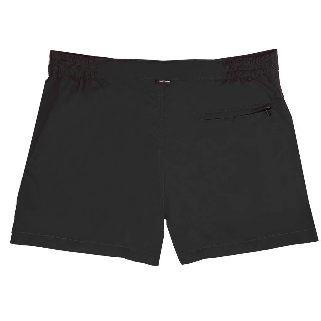 商品Mc2 Saint Barth|MC2 Saint Barth Solid Black Light Fabric Swim Shorts,价格¥1128,第2张图片详细描述