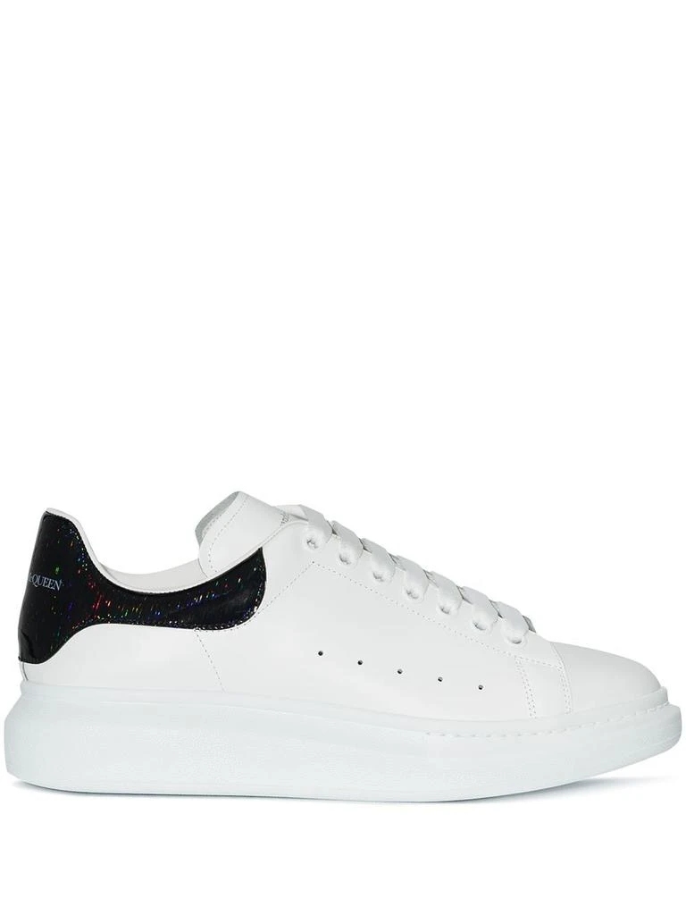 商品Alexander McQueen|ALEXANDER MCQUEEN Iridescent Oversized Sneakers White,价格¥3863,第1张图片