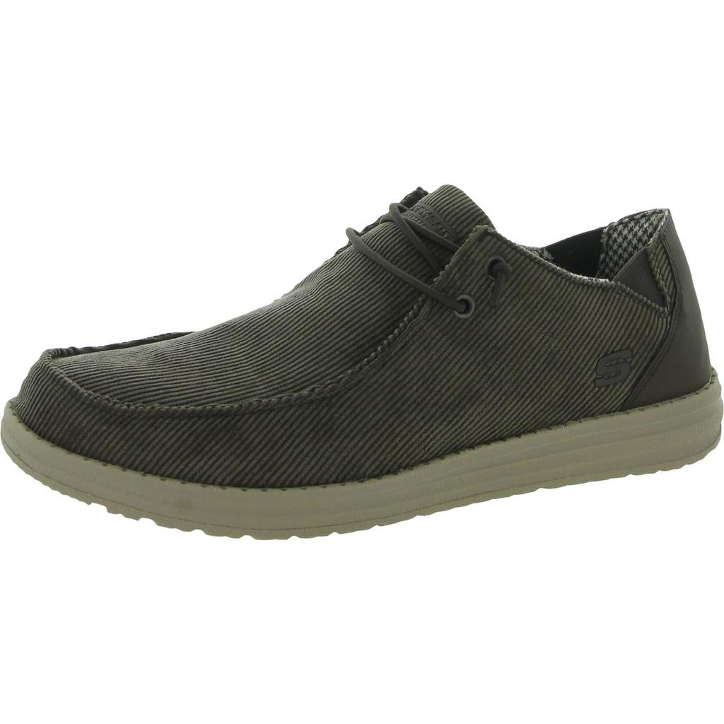 Skechers Mens Melson-Corduroy Round Toe Slip On Casual Shoes商品第1张图片规格展示