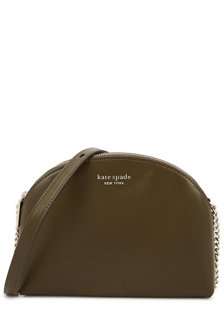Spencer green leather cross-body bag商品第1张图片规格展示