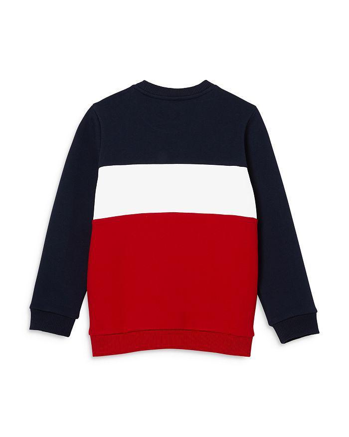 商品Lacoste|Boys' Color Block Crewneck Sweatshirt - Little Kid, Big Kid,价格¥602,第4张图片详细描述