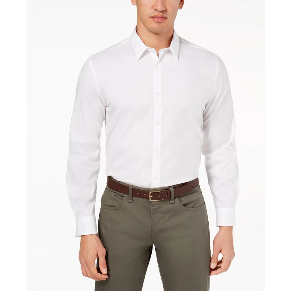 商品Calvin Klein|Men's Modern Stretch Shirt,价格¥309,第5张图片详细描述