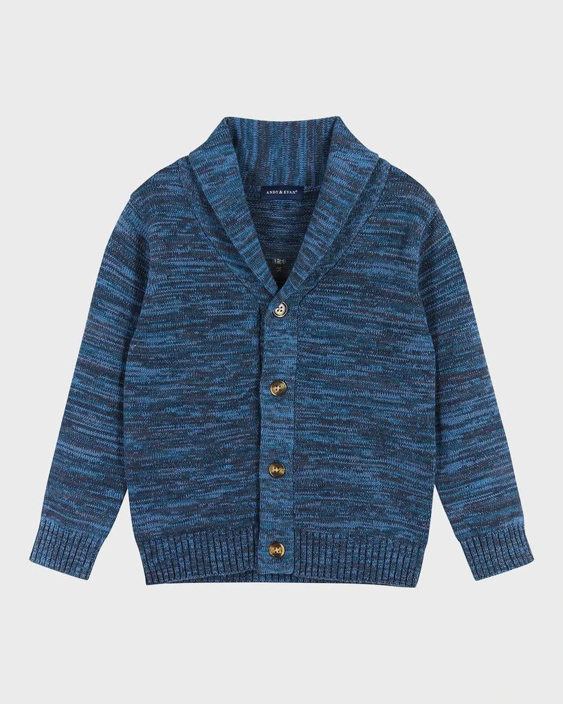 商品Andy & Evan|Boy's Multicolored Marled Toggle Cardigan Set, Size Newborn-24M,价格¥575,第3张图片详细描述