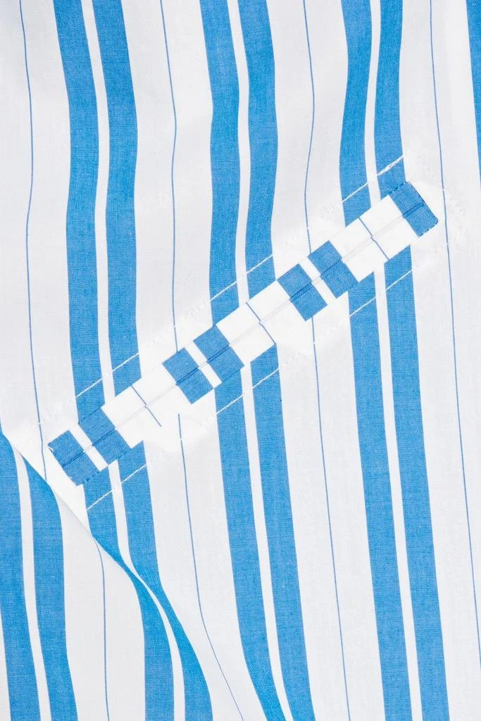 商品Ganni|Oversized striped cotton-poplin shirt,价格¥735,第4张图片详细描述