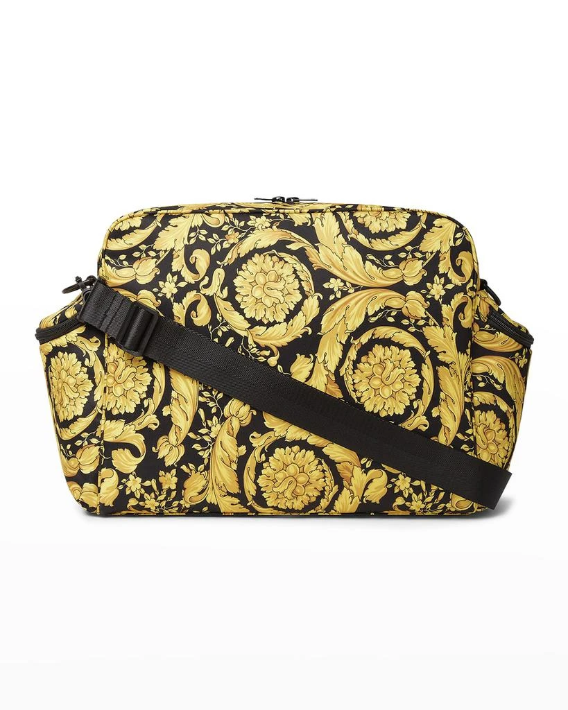 商品Versace|Kid's Barocco-Print Diaper Bag w/ Changing Pad,价格¥3977,第3张图片详细描述