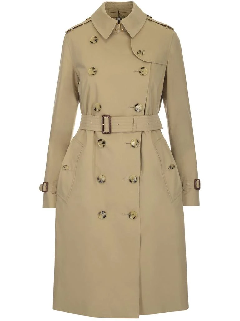商品Burberry|The Kensington Coats Beige,价格¥19541,第1张图片