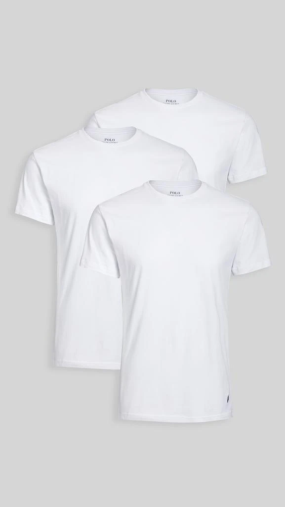 商品Polo Ralph Lauren Underwear|Polo Ralph Lauren Underwear 3 Pack Slim Fit Crew Tee,价格¥190,第2张图片详细描述