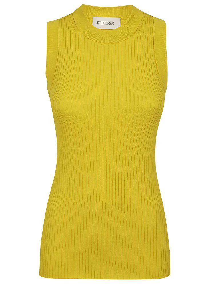 商品Max Mara|Sportmax Toledo Crewneck Sleeveless Knitted Top,价格¥1367,第1张图片