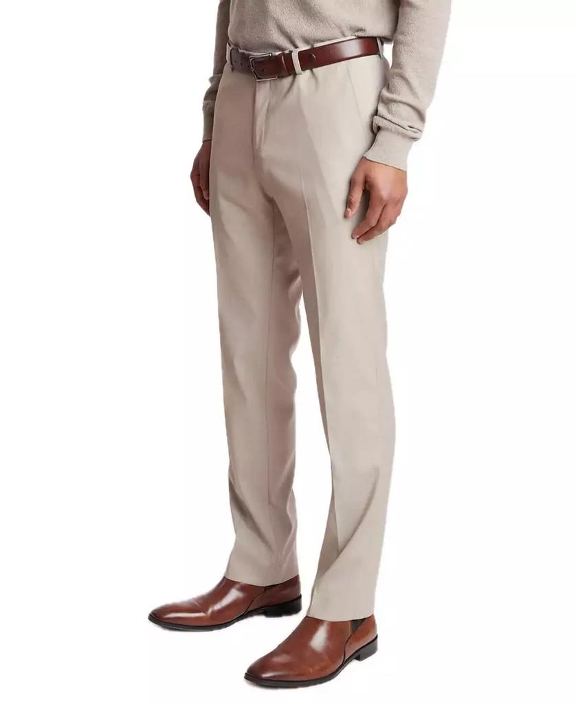 商品Paisley & Gray|Men's Downing Slim-Fit Stretch Mélange Suit Pants,价格¥562,第4张图片详细描述