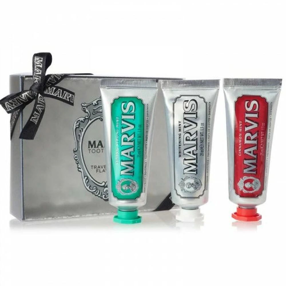 商品Marvis|Marvis 玛尔斯 牙膏旅行装三件套3 x 25ml,价格¥79,第1张图片