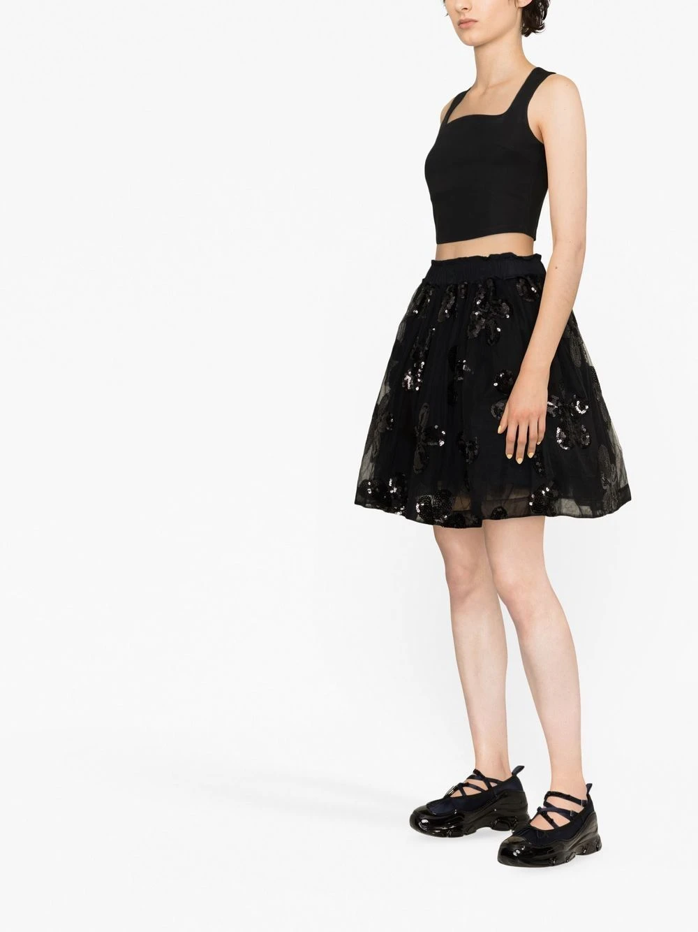 商品【预售7天】 Simone Rocha|Simone Rocha 女士半身裙 3092S0035BLACK 黑色,价格¥2711,第5张图片详细描述