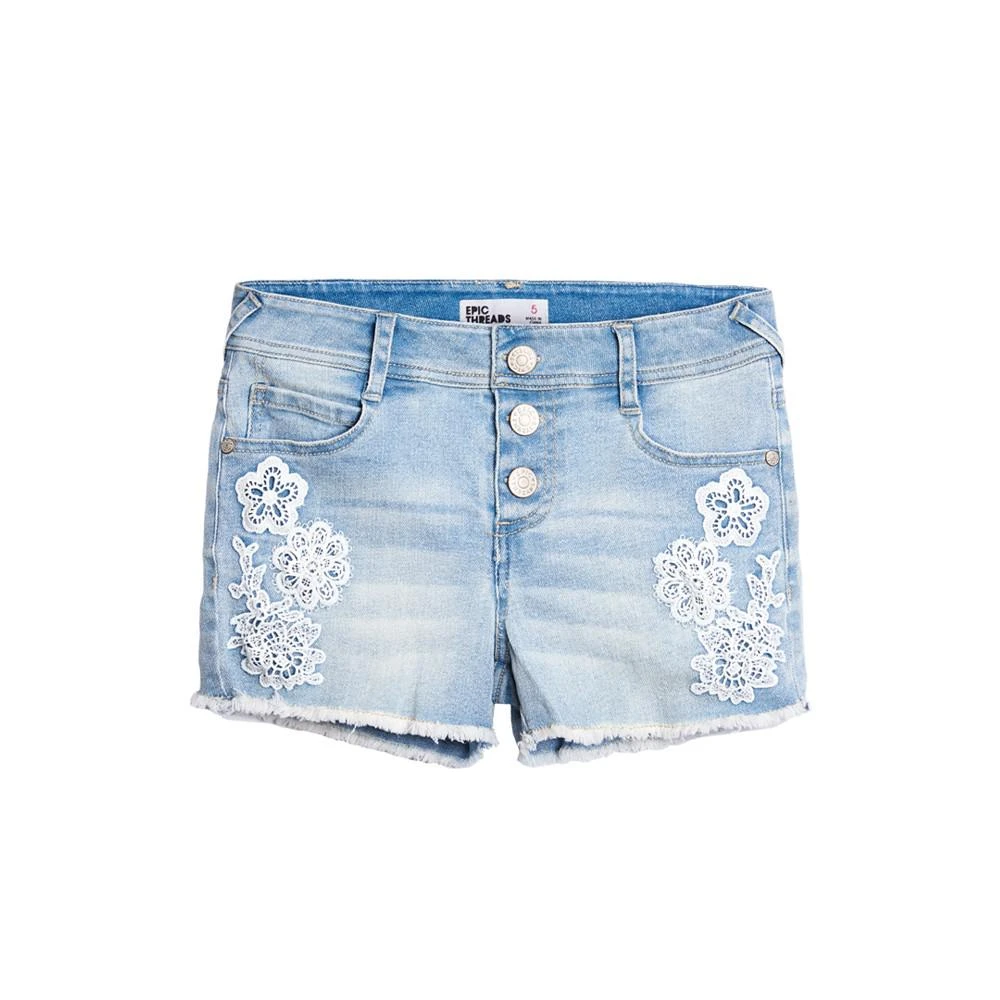 商品Epic Threads|Toddler Girls Denim Shorts, Created For Macy's,价格¥102,第1张图片