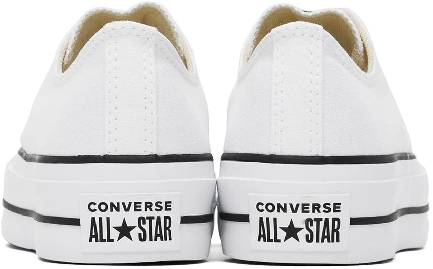 商品Converse|White Chuck Taylor All Star Lift Low Top Sneakers,价格¥566,第2张图片详细描述