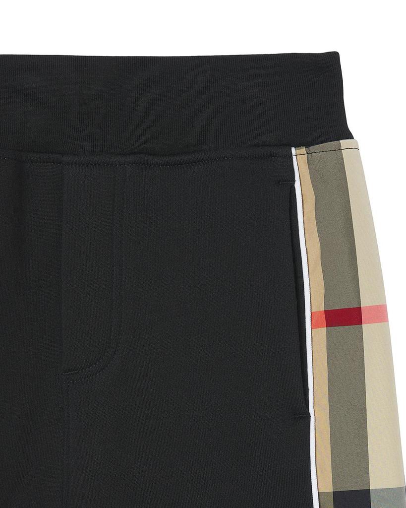 Unisex Check Panel Cotton Shorts - Little Kid, Big Kid商品第4张图片规格展示