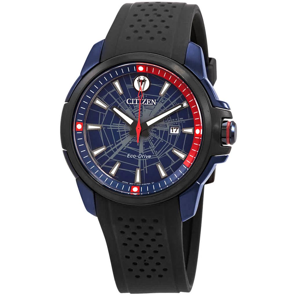 Marvel Spider-Man Blue Dial Mens Watch AW1156-01W商品第1张图片规格展示