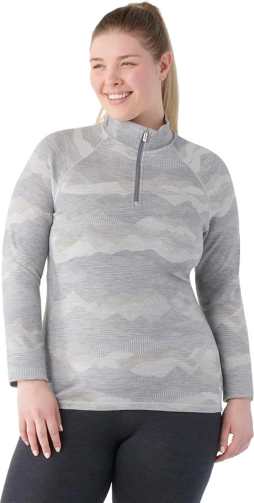 商品SmartWool|Classic Thermal Merino Plus Size 1/4 Zip Base Layer - Women's,价格¥432,第2张图片详细描述