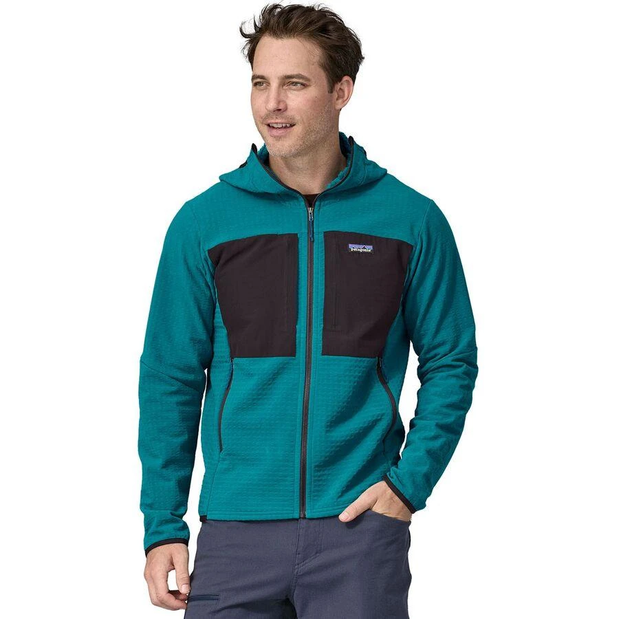 商品Patagonia|男士R2连帽抓绒夹克,价格¥1020,第1张图片