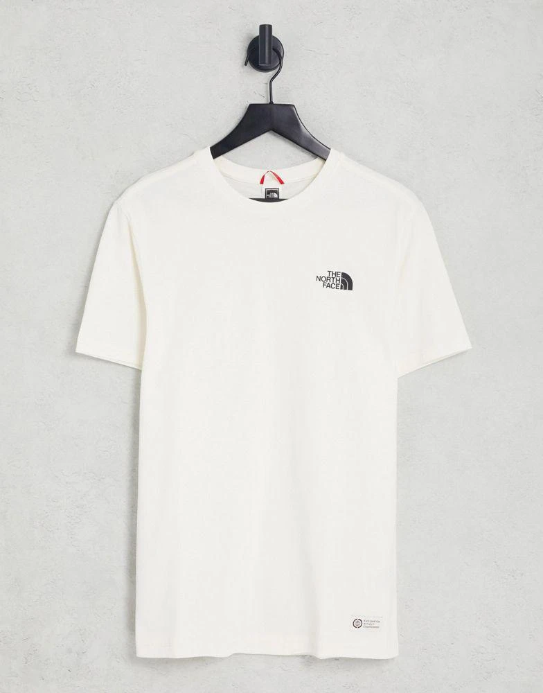 商品The North Face|The North Face Regrind back print t-shirt in off white,价格¥309,第4张图片详细描述