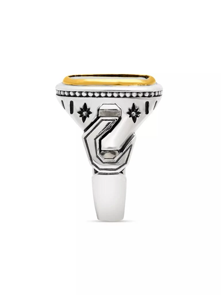 商品Konstantino|Orion Eos Sterling Silver, Bronze & Onyx Ring,价格¥2623,第3张图片详细描述