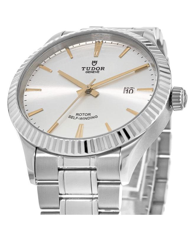 商品Tudor|Tudor Style 41mm Silver Dial Stainless Steel Men's Watch M12710-0005,价格¥16720,第4张图片详细描述