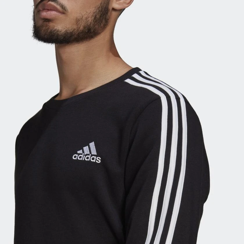 商品Adidas|Men's adidas Essentials Fleece 3-Stripes Sweatshirt,价格¥351,第5张图片详细描述