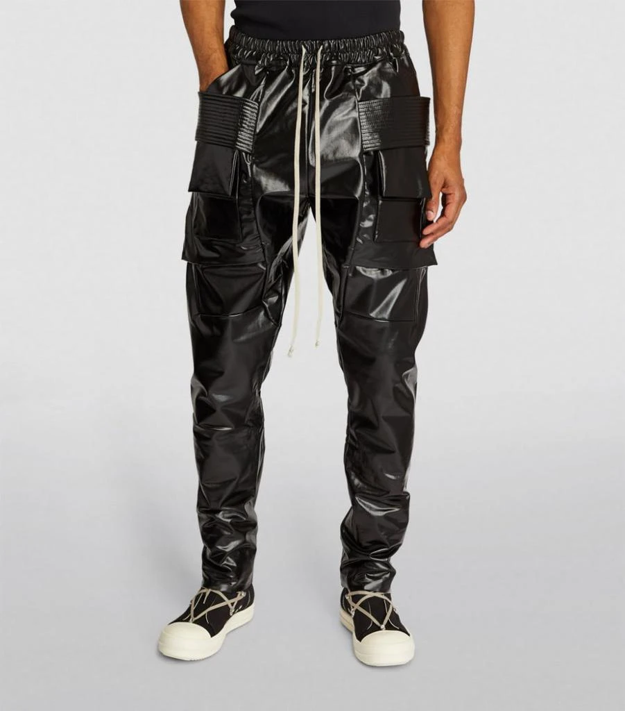 商品Rick Owens|Coated Creatch Cargo Trousers,价格¥5445,第3张图片详细描述