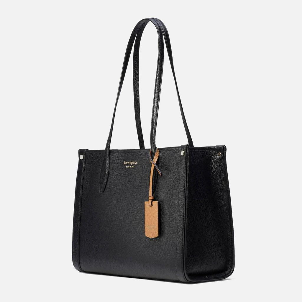 商品Kate Spade|Kate Spade New York Women's Market Pebbled Medium Tote Bag - Black,价格¥1586,第3张图片详细描述
