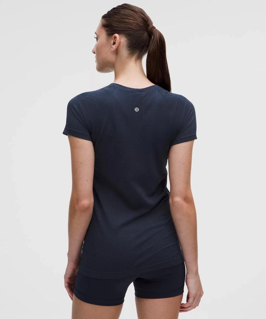 Swiftly Pointelle Short-Sleeve Shirt *Hip Length 商品