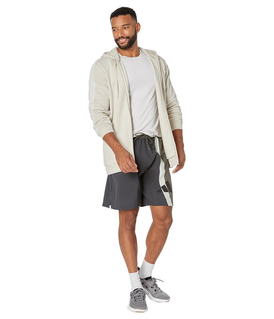 商品Adidas|Big & Tall Essentials Fleece 3-Stripes Full Zip Hoodie,价格¥336,第4张图片详细描述